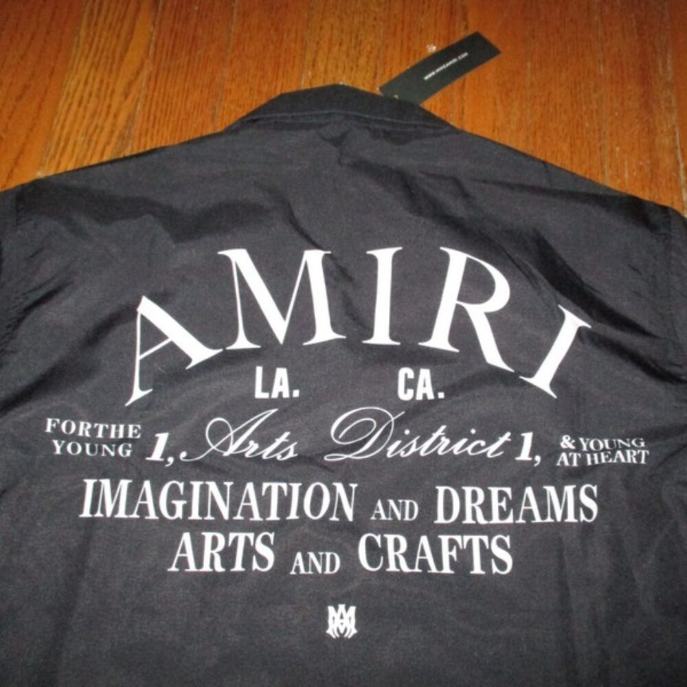 AMIRI Art District S/S B/F Shirt Sz L NWT - Picture 10 of 11